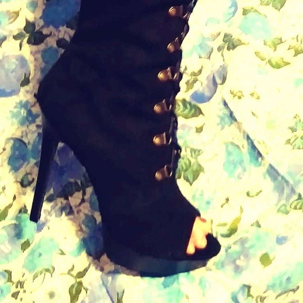 Knee High boots with 6 inch heels